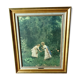 Painting "young girls in a garden"