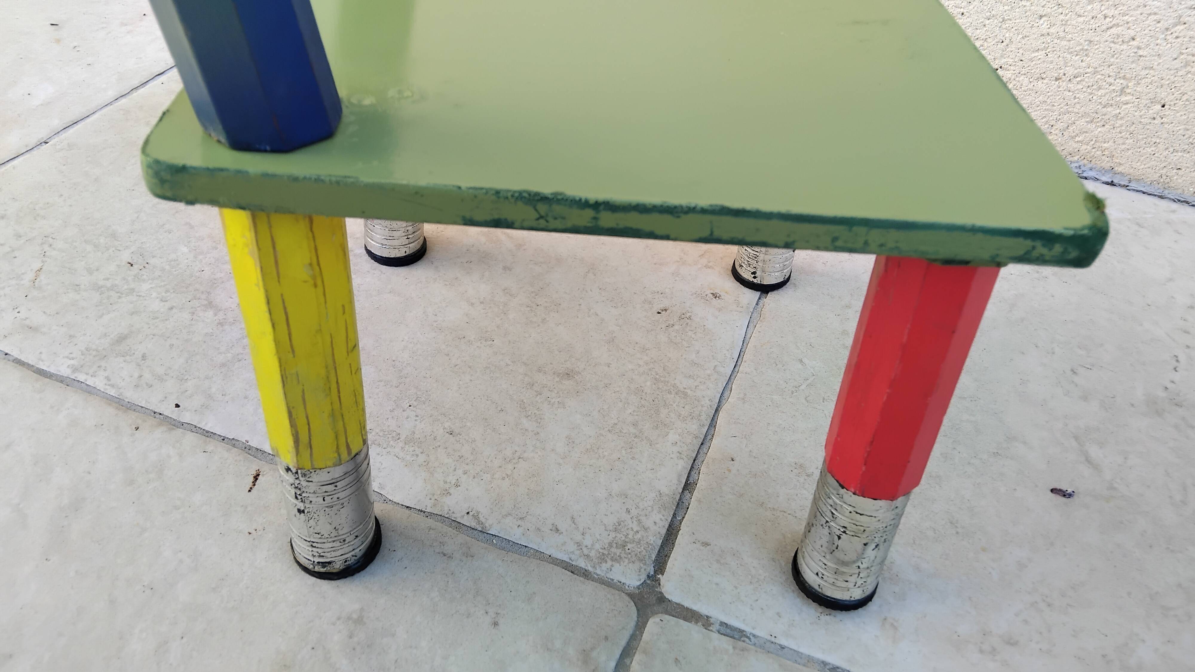 Vintage children's pencil chair pierre sala