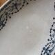 Flat dish in ironstone model "Primerose" Badonviller