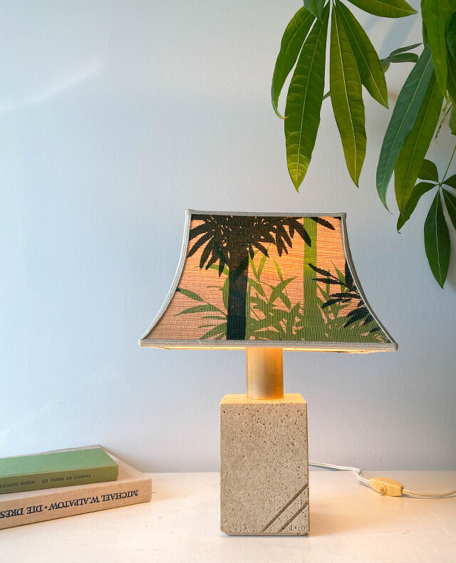 Lampe en travertin Cerri Nestore