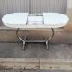 Vintage oval table with integrated extension