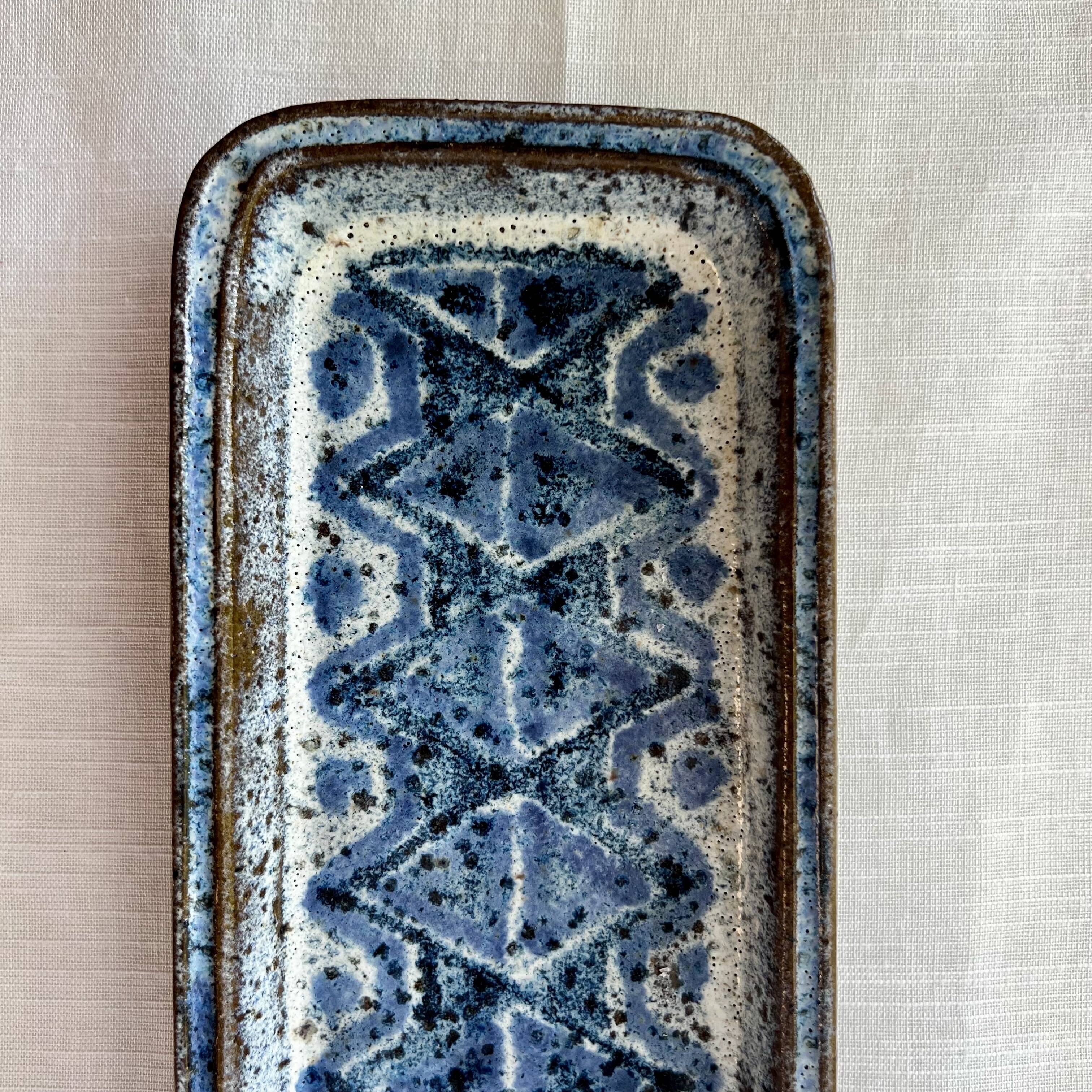 Mural Plate in Stoneware Herluf Gottschalk Olsen – Illum Bolighus, 1960
