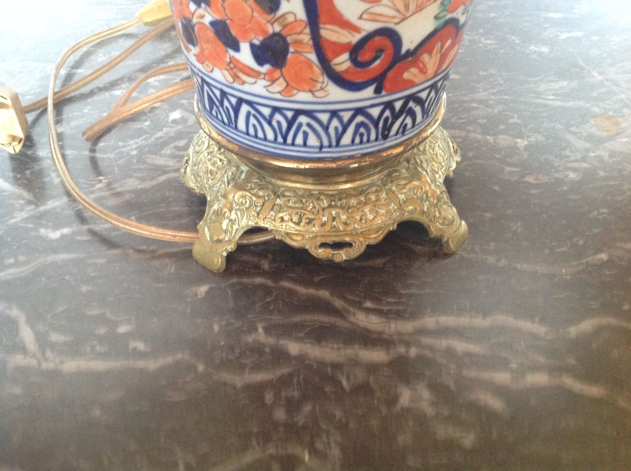 Pair of old Asian lamps