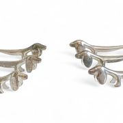 Vintage Knife Rests, Set of Six Silver Plated Dachshund Dogs, Italy, 20th-C