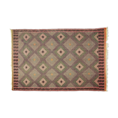 Anatolian handmade kilim rug 295 cm x 192 cm