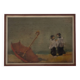 Vintage framed painting
