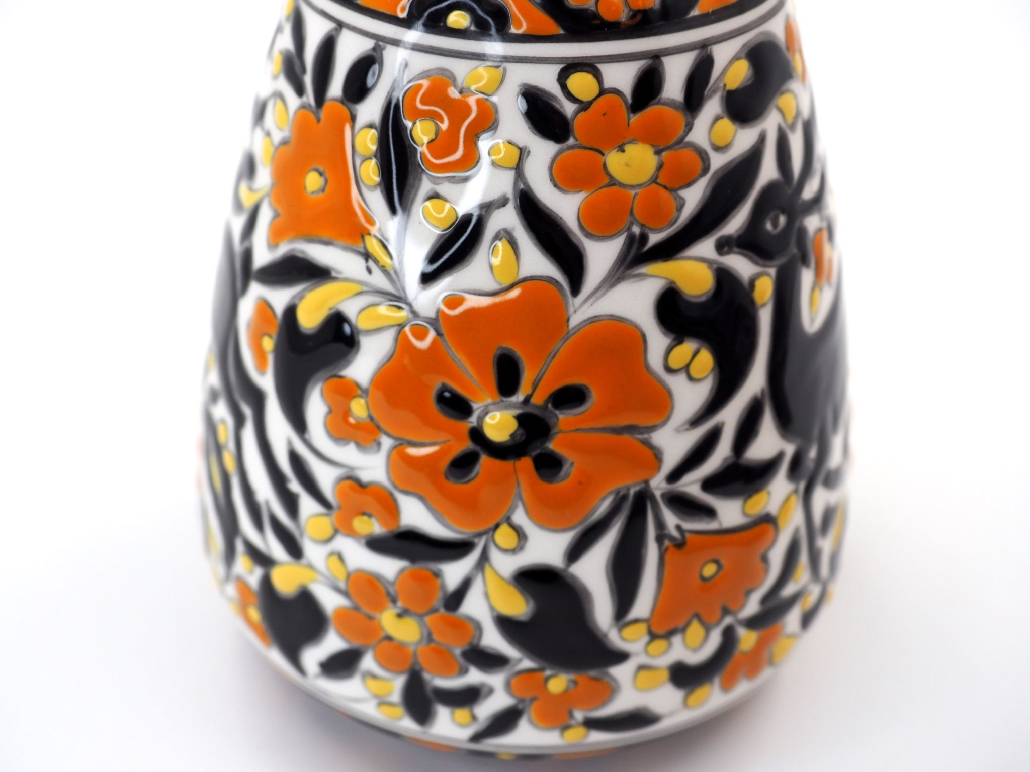 Vase grec, vintage des années 60, fait à la main