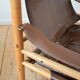 Midcentury Sirocco Safari armchair by Arne Norell, 1964