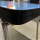 Table Formica bleu vintage