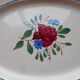 Plat ovale en faïence "Digoin"