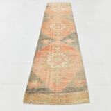 3x12 oriental vintage runner rug.