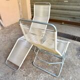 Altorfer 1158 deck chair, sun lounger, deckchair by Embru