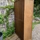 Armoire parisienne vitrée art déco bois brut 1930