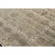Hand-Knotted Wool Area Rug, Beige Floral Design Carpet for Living Room
