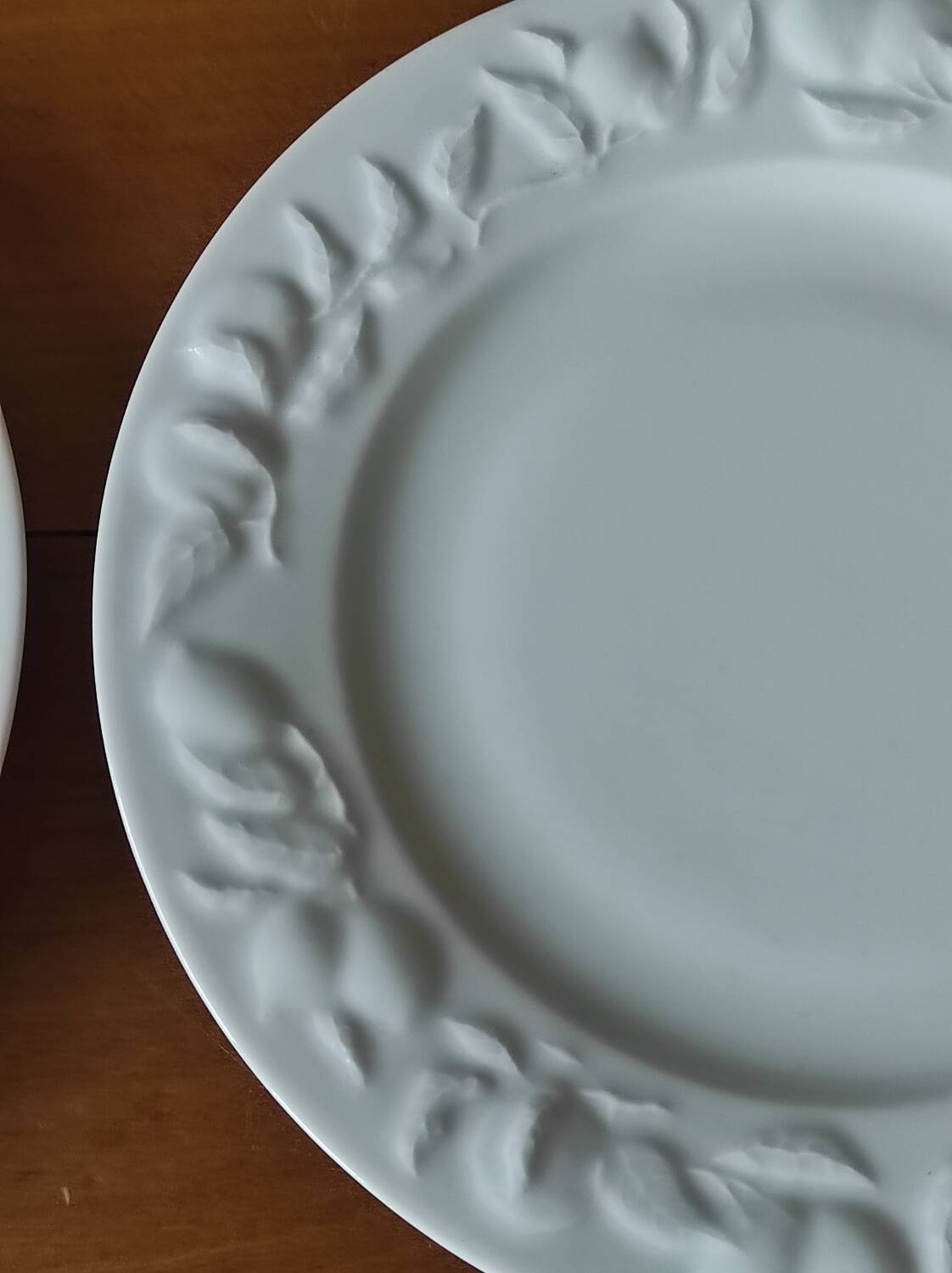 Set of 2 Limoges porcelain plates with Riviera decor