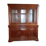 Vitrine de style Louis Philippe en merisier