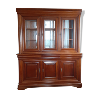 Vitrine de style Louis Philippe en merisier