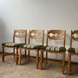 Mid-century oak danish dining chairs