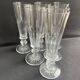 6 Baccarat/Saint Louis champagne flutes - Mid 19th century