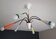 Vintage spider chandelier, old sputnik light fixture