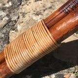 Extension rattan table circa 1960