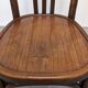 Set of 4 Baumann bistro chairs in bent beech, France circa 1930.
