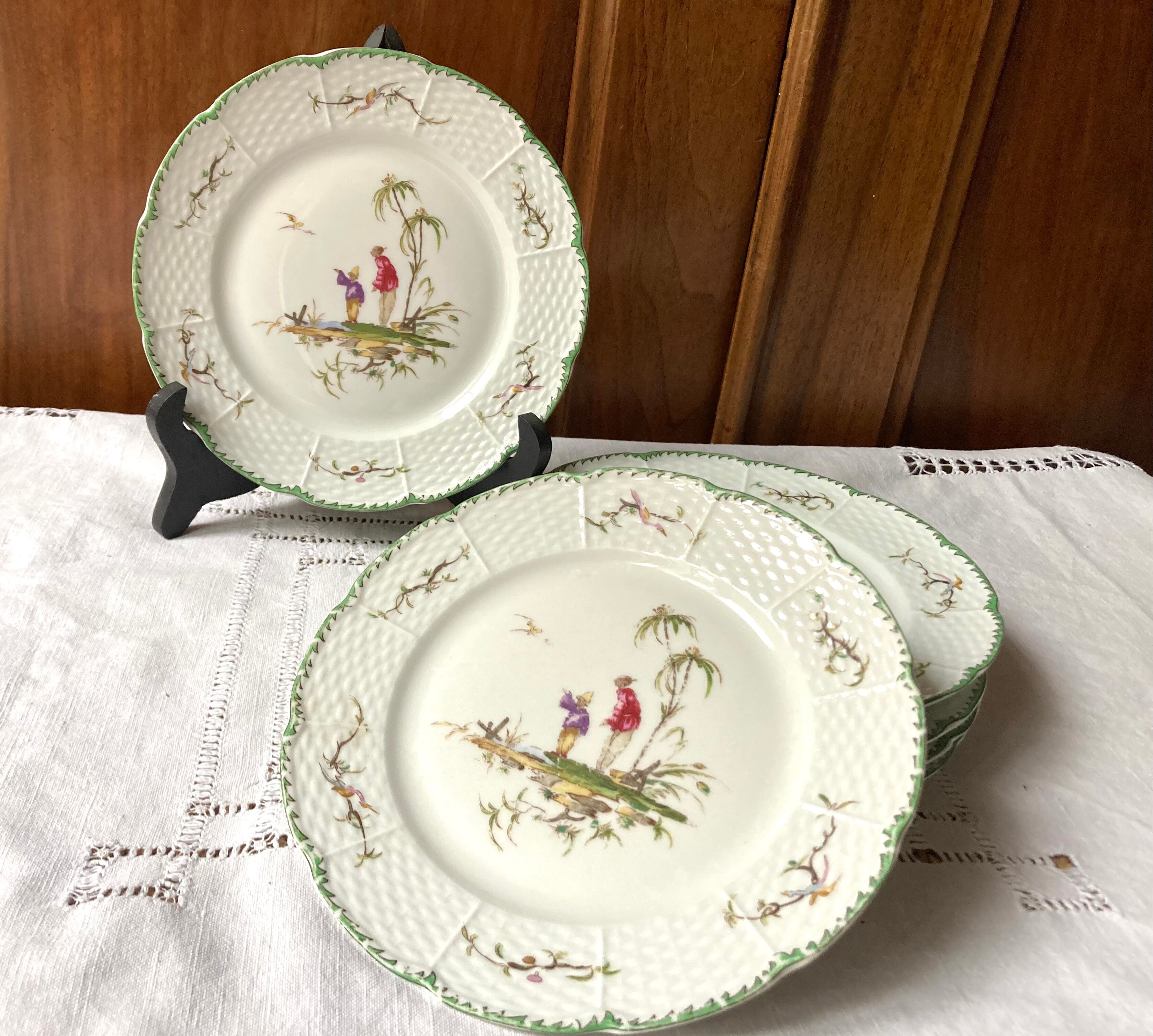 8 Raynaud porcelain dessert plates