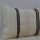 Coussin kilim blanc 35x50 cm