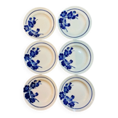 Lot de 6 assiettes creuse en porcelaine Badonvillier