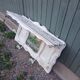 Vintage wooden wall coat rack