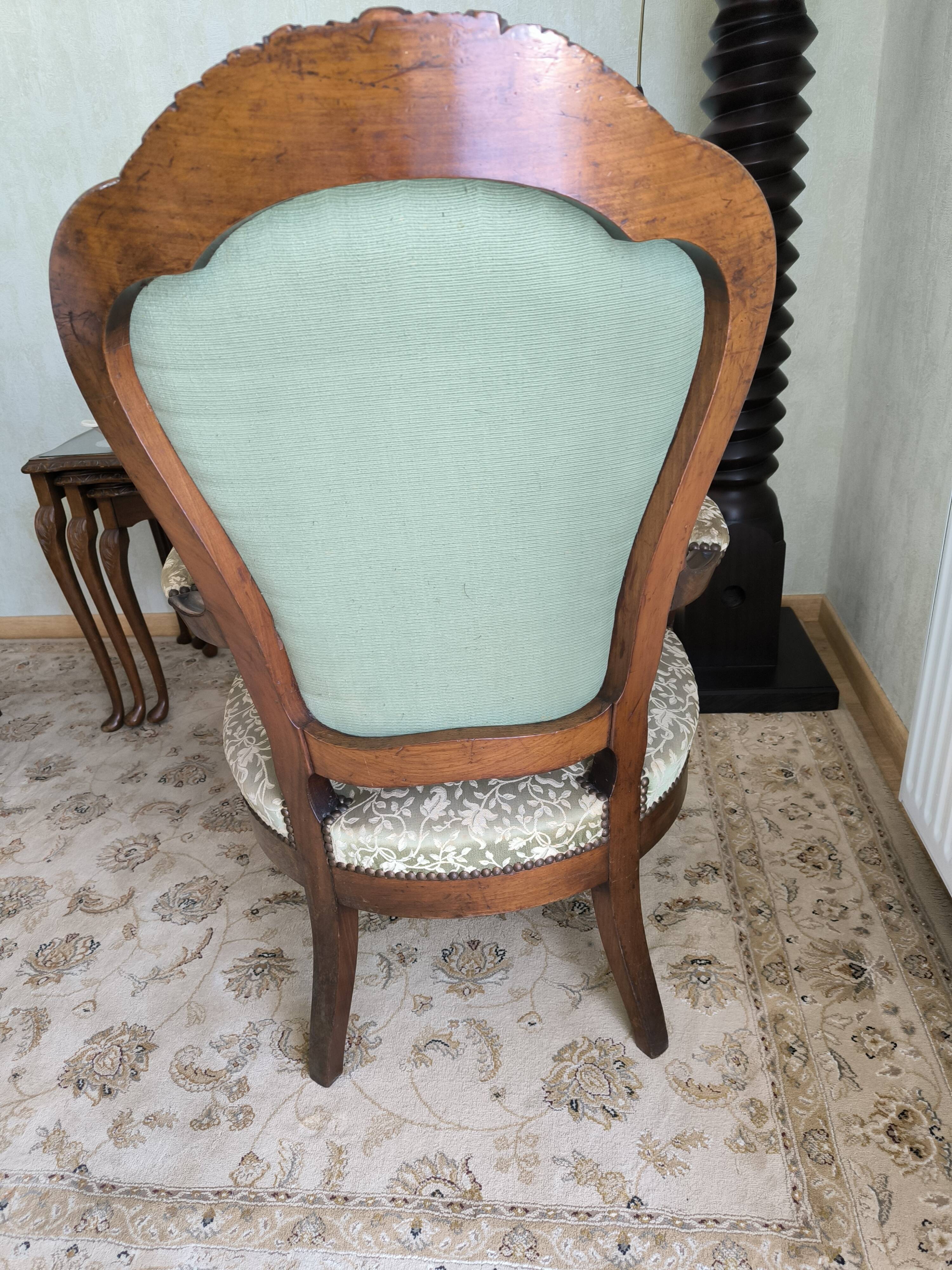 Paire fauteuils Napoléon III
