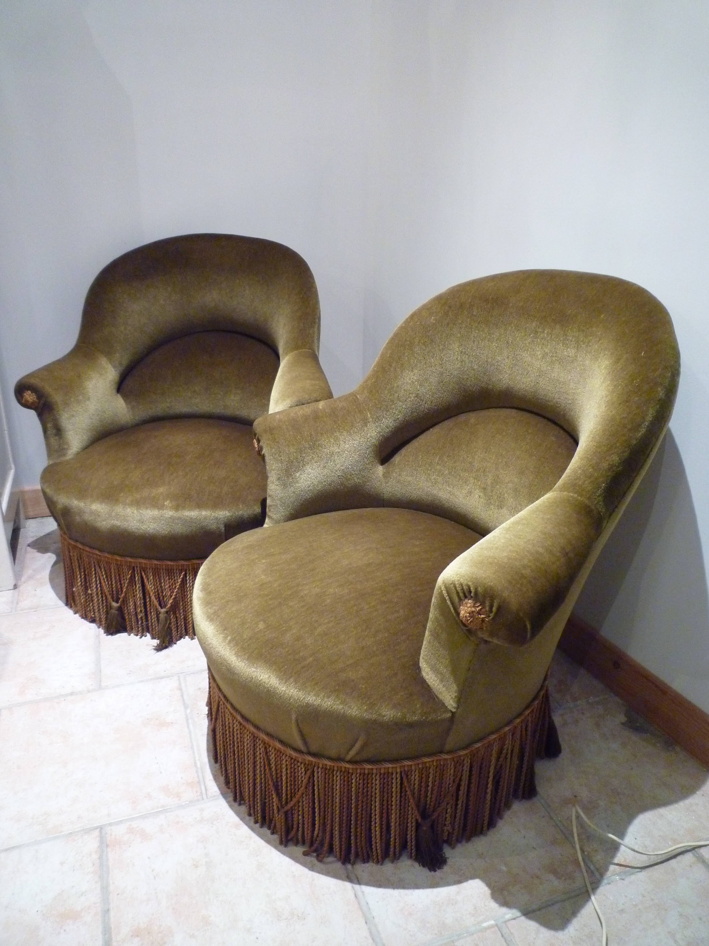 Pair of Toad Armchairs