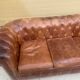 Canapé Chesterfield Marron