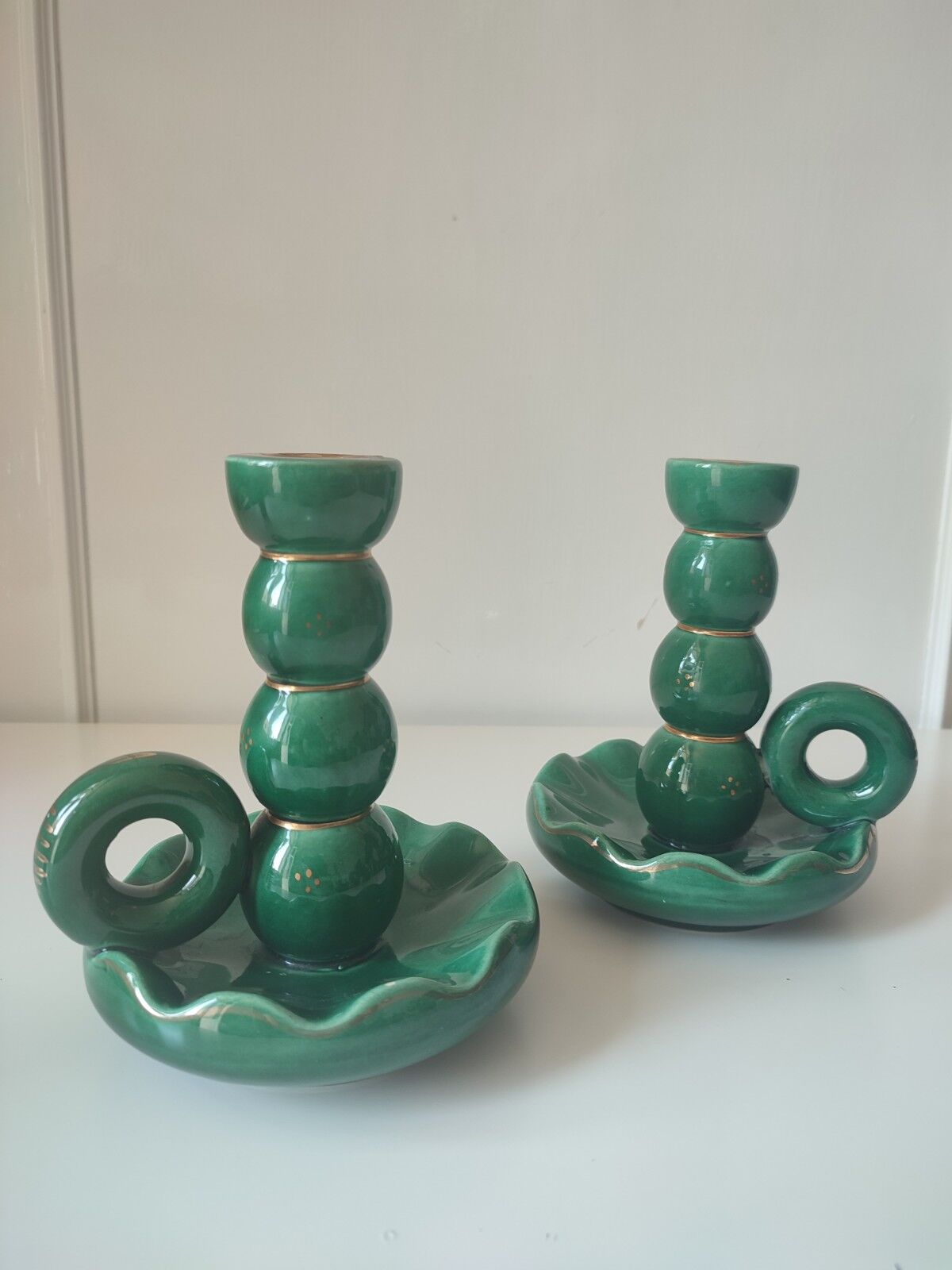 Bougeoirs en céramique
