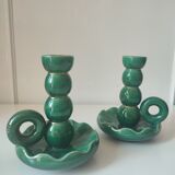 Ceramic candle holders