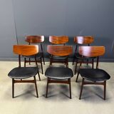 Mid-century dining set by Louis van Teeffelen for Wébé, 1960s