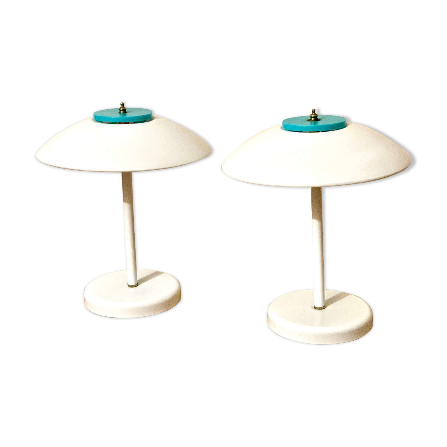 Pair of mushroom lamps 70s Kema Keur