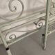 Wrought iron bed