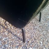 Black vintage armchair