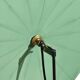 Green umbrella floor lamp
