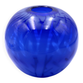 Impressive blue blown glass vase by Nicolas Morin.