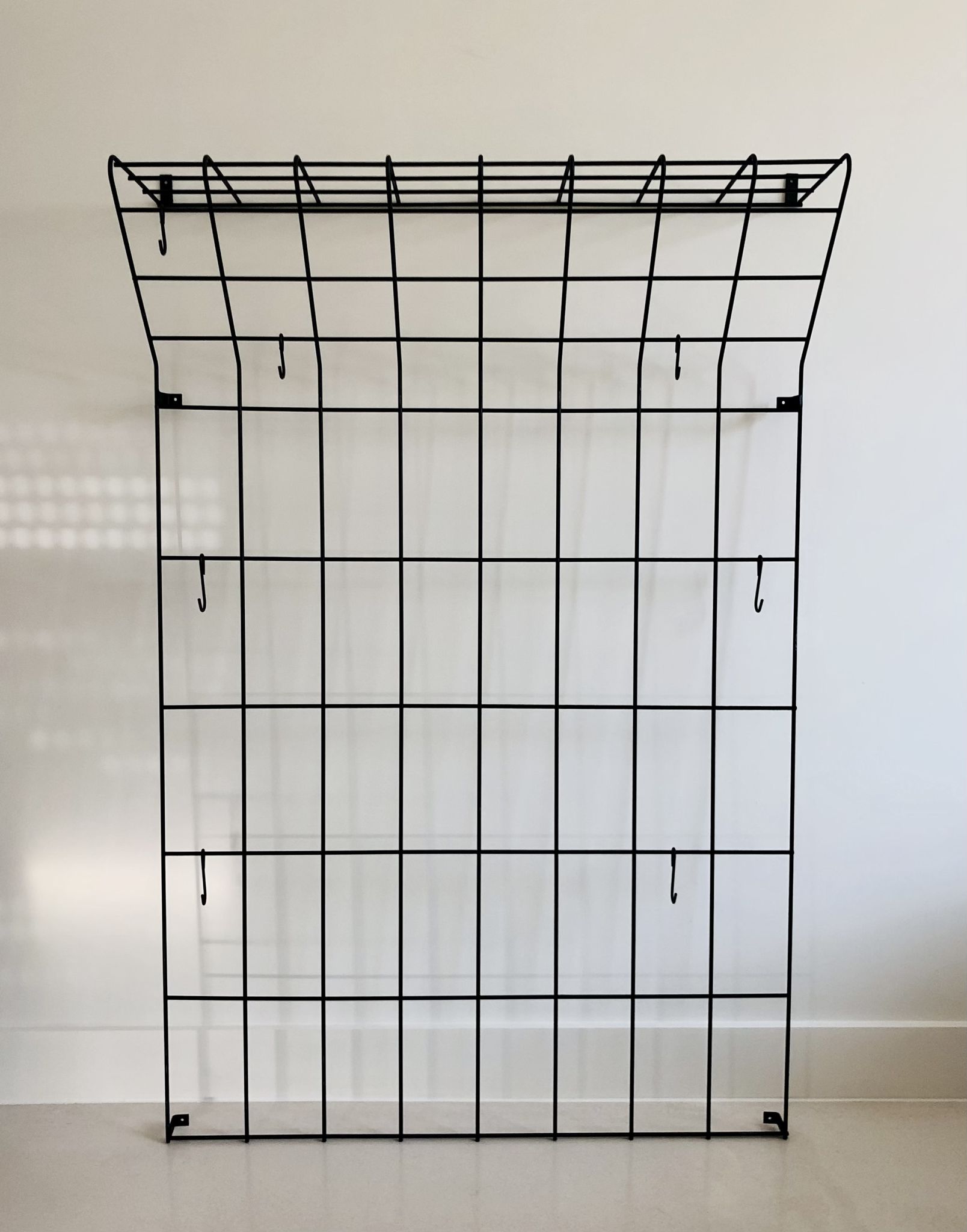 Wall rack by Karl Fichtel for Drahtwerke Erlau A.G.Aalen, Germany 50s