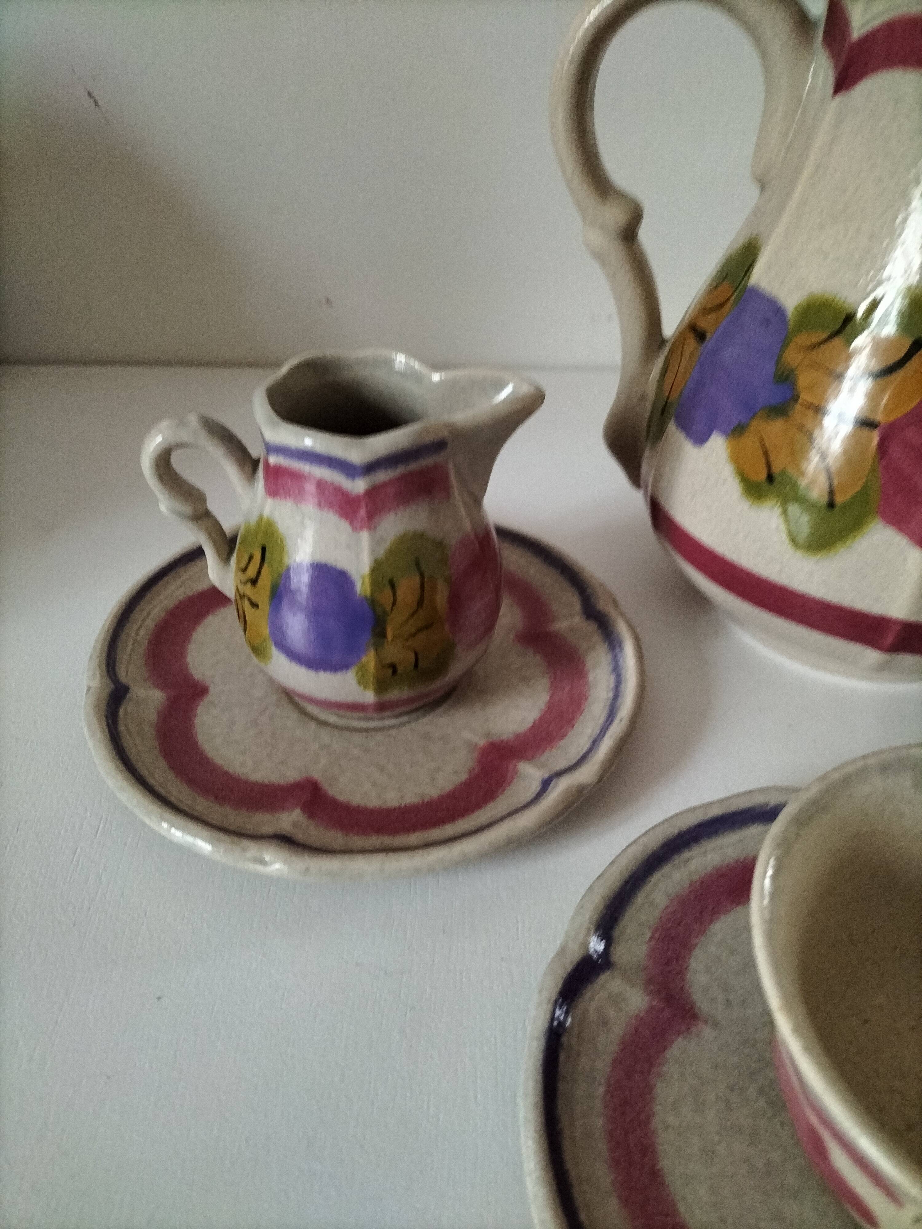 Ninon Coffee Service from Pornic Earthenware