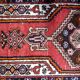 Tapis persan Hamadan vintage fait main 93 cm x 196 cm années 1970