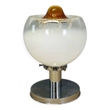 Table Lamp Mazzega, Toni Zuccheri opal glass