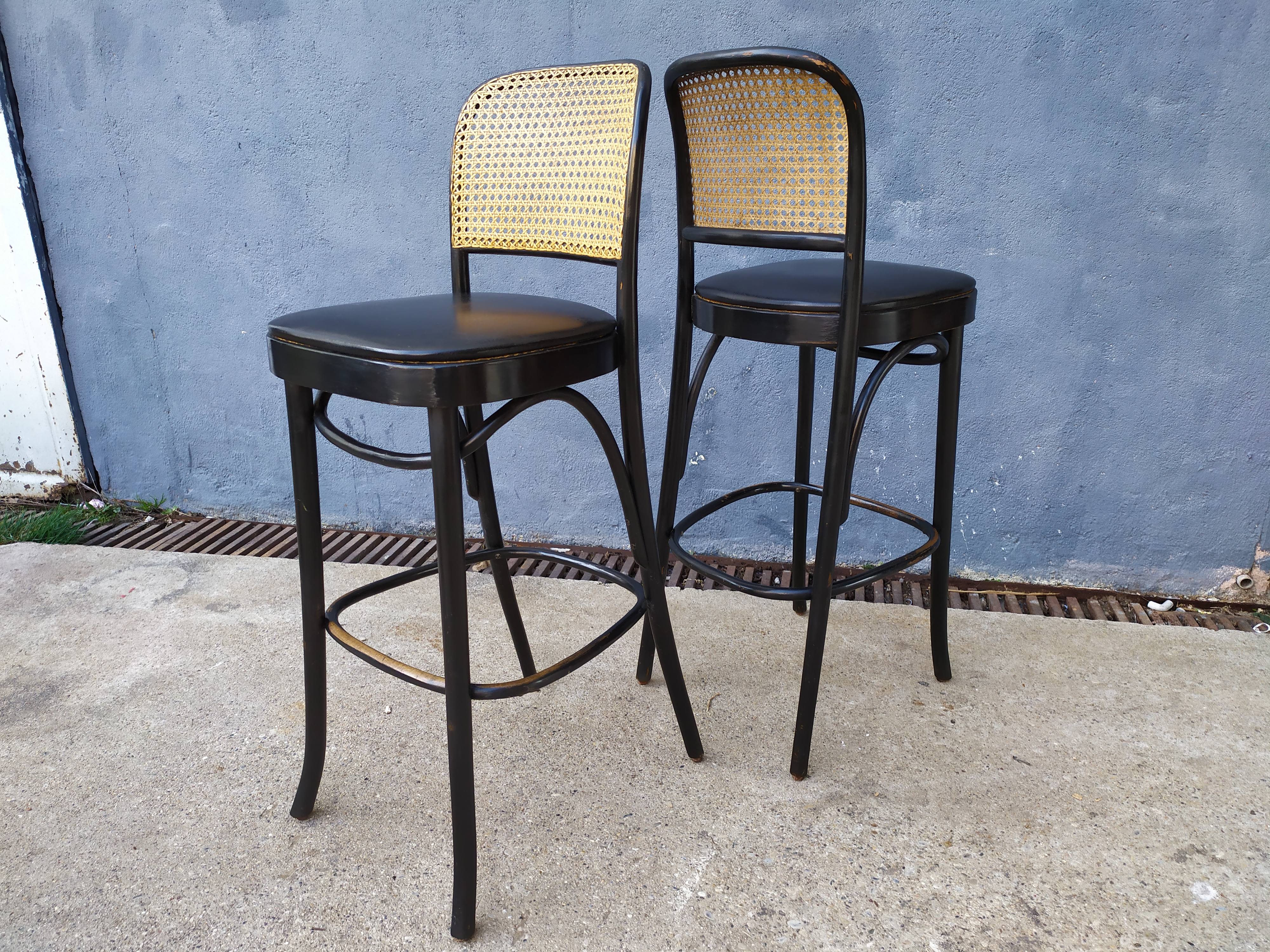 Pair of bistro bar stools