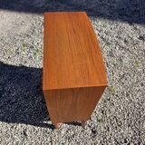 Scandinavian curved teak commode, Kai Kristiansen, 1960