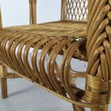 Rattan armchair