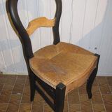 Bureau en noyer avec sa chaise