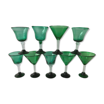 Vintage foot glasses